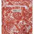 Husa Saltea Yoga Basic Art Collection – bumbac - Paisley portocaliu-roșu - pentru saltele de 65 cm latime