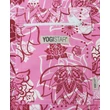 Husa Saltea Yoga Basic Art Collection – bumbac - Lotus Rosu-Roz - pentru saltele de 65 cm latime