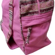 Geanta Echipament Yoga din Bumbac Organic - Yogistar - Tot intr-unul - Inka/Raspberry - Pentru orice marime de saltea