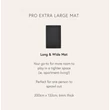 Saltea Yoga - Manduka Pro XXL - Black - 200x132x0.6cm
