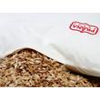 Perna Yoga semiluna pentru meditatii cu alac Prana 36x23x12cm + umplutura cadou 100g