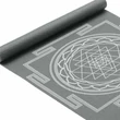 Saltea Yoga Basic Sri Yantra teal - Yogistar - 183x61x0.4cm