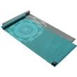 Saltea Yoga Basic Sri Yantra teal - Yogistar - 183x61x0.4cm