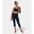Pantaloni Dhara Capri Yoga Manduka - Midnight Heather