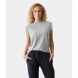 Tricou Warrior Manduka de Yoga - Heather Grey