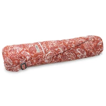 Husa Saltea Yoga Basic Art Collection – bumbac - Paisley portocaliu-roșu - pentru saltele de 65 cm latime