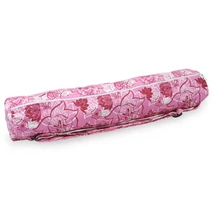 Husa Saltea Yoga Basic Art Collection – bumbac - Lotus Rosu-Roz - pentru saltele de 65 cm latime
