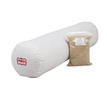 Perna cilindrica bolster Prana cu mei 70x20cm + umplutura cadou 100g