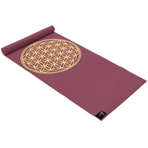 Saltea Yoga Basic Floarea Vietii bordeaux - Yogistar - 183x61x0.4cm