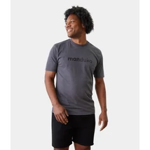 Tricou Vinyasa Manduka de Yoga - Jet Black Heather