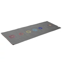 Covor Yoga din bumbac - Chakra Gri - Yogistar - 192cm x 72cm x 0.3cm