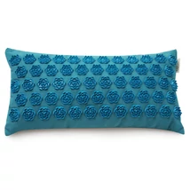 Perna pentru acupresiune - Relax Lotus - Petrol - 43x17cm