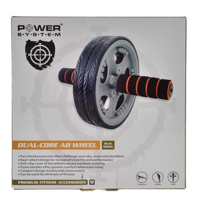 Roata Fitness Dubla pentru exercitii - Power System	