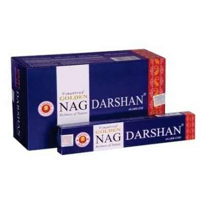Betisoare parfumate Golden Nag Darshan Agarbatti
