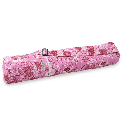 Husa Saltea Yoga Basic Art Collection – bumbac - Lotus Rosu-Roz - pentru saltele de 65 cm latime