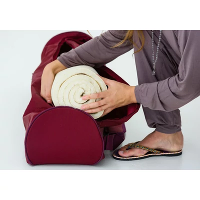 Husa Saltea Yoga - Yogistar - Nailon Bordeaux - Extra Large - pentru saltele de 75cm latime