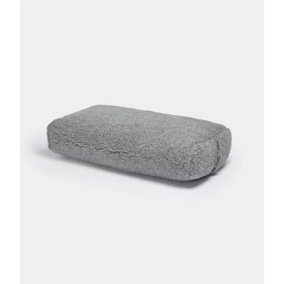 Perna Dreptunghiulara Bolster de Lana naturala Manduka Enlight - Gri 71x30x13cm