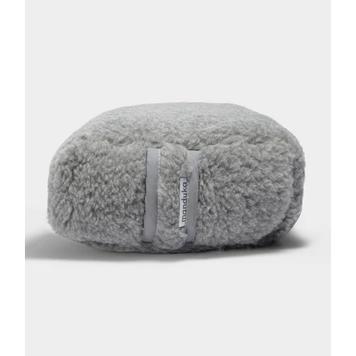 Perna Dreptunghiulara Bolster de Lana naturala Manduka Enlight - Gri 71x30x13cm