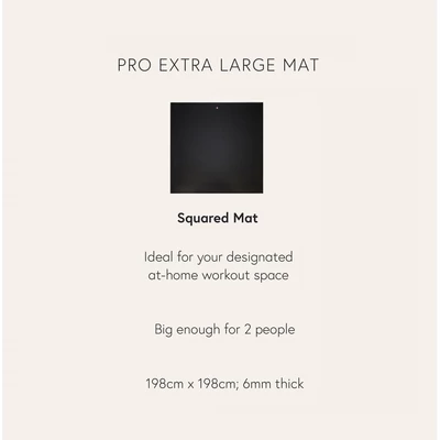 Saltea Yoga - Manduka Pro XXL - Black - 198x198x0.6cm