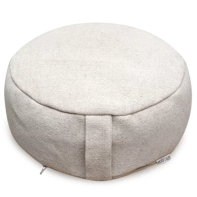 Perna rotunda meditatie - Yogistar - Jută - 35cm x 35cm x 15cm