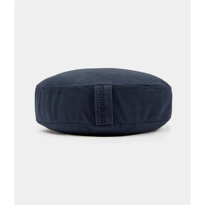 Perna rotunda de meditatie cu hrisca Manduka - Midnight - 38cm x 13cm