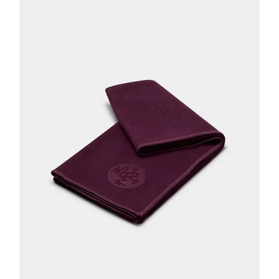 Prosop de Maini yoga fierbinte - Manduka eQua - Acai - 67cm x 40cm