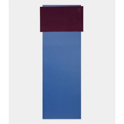 Prosop de Maini yoga fierbinte - Manduka eQua - Acai - 67cm x 40cm