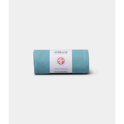 Prosop de Maini yoga fierbinte - Manduka eQua -Blue Lotus- 67cm x 40cm