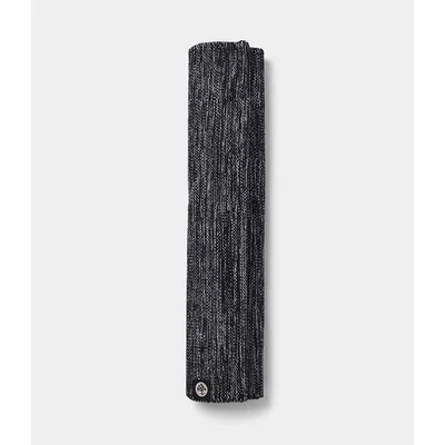 Covor Yoga din bumbac Manduka Shala - Black Heather - 180cm x 70cm
