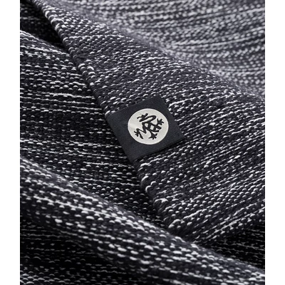 Covor Yoga din bumbac Manduka Shala - Black Heather - 180cm x 70cm