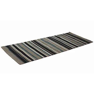 Covor Yoga din bumbac - Forest olive/black - Yogistar - 192cm x 72cm x 0.3cm