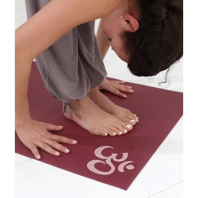 Saltea Yoga Basic OM Bordeaux - Yogistar - 183x61x0.4cm
