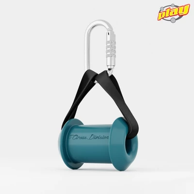 Suport agatator pentru hamac Aerial yoga cu carabina si curea de 40 cm - Playjuggling