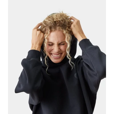 Hanorac Half Moon Manduka de Yoga - Black