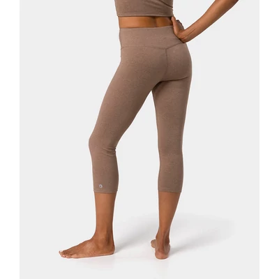 Pantaloni Dhara Capri Yoga Manduka - Lions Mane Heather