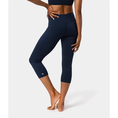 Pantaloni Dhara Capri Yoga Manduka - Midnight Heather