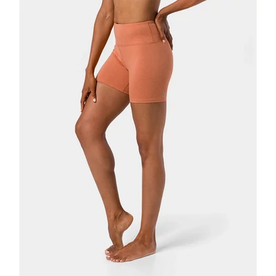 Pantaloni Scurti Dhara Manduka de Yoga - Clay Heather