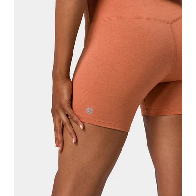 Pantaloni Scurti Dhara Manduka de Yoga - Clay Heather