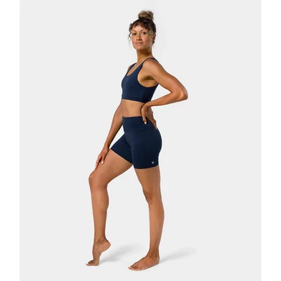 Pantaloni Scurti Dhara Manduka de Yoga - Midnight Heather
