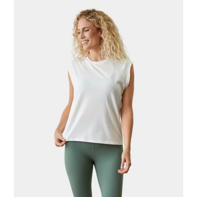 Tricou Warrior Manduka de Yoga - White