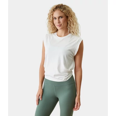 Tricou Warrior Manduka de Yoga - White