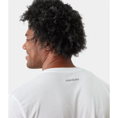 Tricou Vinyasa Manduka de Yoga - White