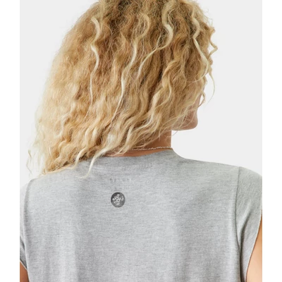 Tricou Warrior Manduka de Yoga - Heather Grey