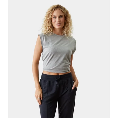 Tricou Warrior Manduka de Yoga - Heather Grey