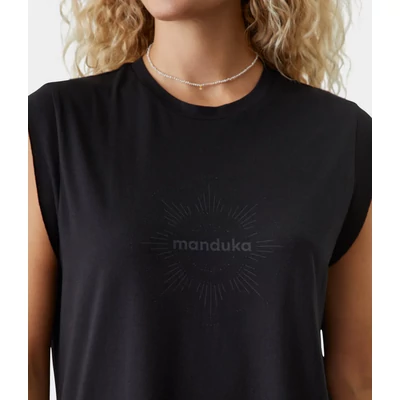 Tricou Warrior Manduka de Yoga - Black