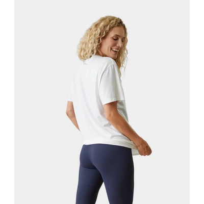 Tricou Vinyasa Manduka de Yoga - White