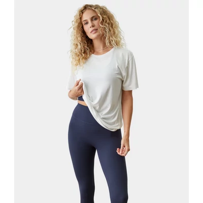 Tricou Vinyasa Manduka de Yoga - White