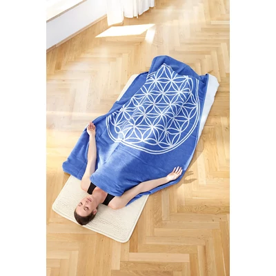 Patura Yoga din Bumbac - Floarea vietii - Yogistar - 200cm x 140cm
