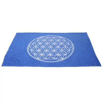 Patura Yoga din Bumbac - Floarea vietii - Yogistar - 200cm x 140cm