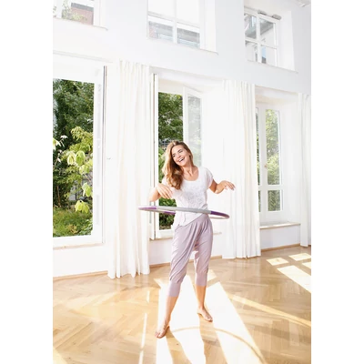 Cerc Perfect Hula Hoop wave - roz - 95cm